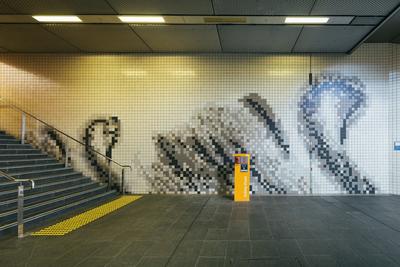 Swan mural